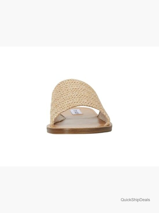 Suede Flat Sandal with Cushioned Footbed and Lightweight Design